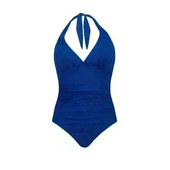 Lauren Ralph Lauren Other - NEW! Lauren Ralph Lauren Women's 12 Halter One-Piece Swimsuit NWT $118